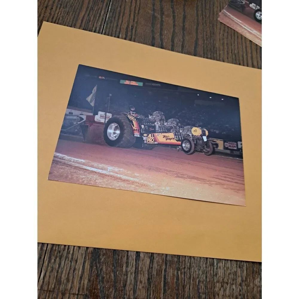 Vintage 1990 Paul Norman War Wagon Driver Card All-Pro Auto Parts TNT 8x6